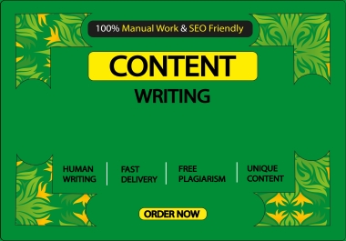 I will write SEO optimized content writing for website,  blog,  and articles