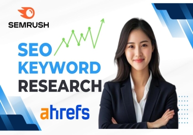 I will do SEO keyword research,  long tail keywords and low competition keywords