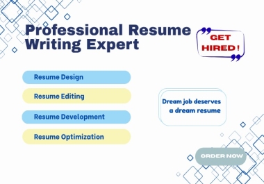 Writing and designing resume and cover letter