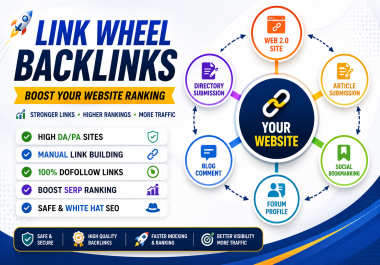 I Will Create 100 SEO Link Wheel Backlinks for Organic Traffic
