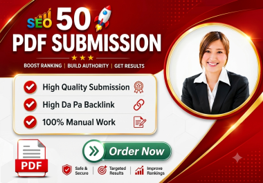 50 Manual High Authority PDF Submission Backlinks for SEO Growth and Rankings