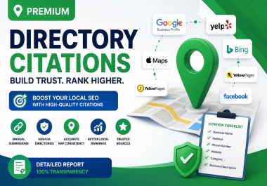 Create 100 High Quality Business Directory Citations