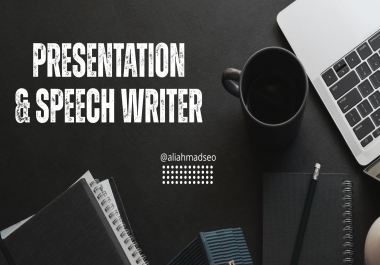 Professional Presentation and Speech Writer