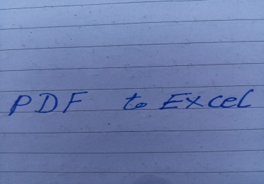 I will accurately convert PDF to Excel,  CVS or Google sheets