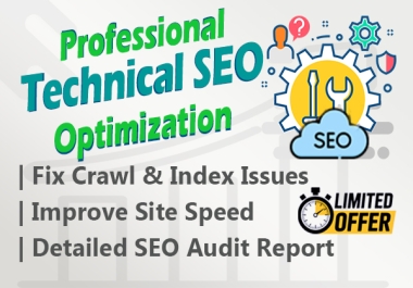 I Will Do Professional Technical SEO Optimization to Strong Your Websites Base for SEO Rank