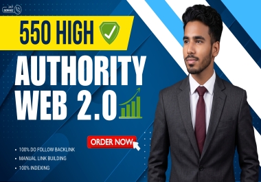 I Will Create 350 High-Authority Web 2.0 Backlinks for SEO Ranking