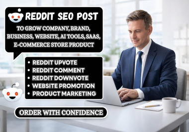 i will create natural reddit discussions for your saas ai tool ecommerce app or website