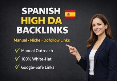 I will build high da spanish white hat backlinks for spain SEO ranking