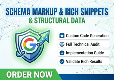 I will do schema markup audit and provide structural data rich snippets report