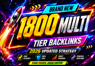Build a Strong SEO Foundation with 1800 Manual Multi-Tier Backlinks