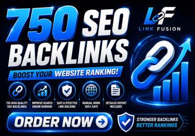 Create 750 Powerful SEO Backlinks Package To Increase Website Traffic