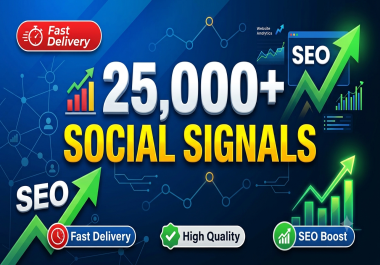 Deliver 25000 Engagement Shares for Better Website Exposure