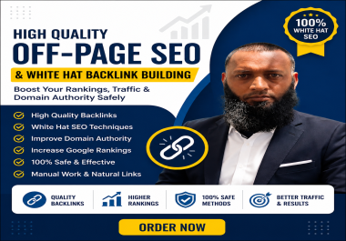 High Quality Off-Page SEO & White Hat 10 Backlink Building