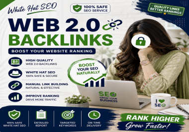 I Will Build High Quality Web 2.0 Backlinks for White Hat SEO