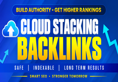 I Will Build Powerful Cloud Stacking Backlinks to Improve Your SEO link building