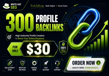 I Will Create High Quality Manual Profile Backlinks For SEO Ranking