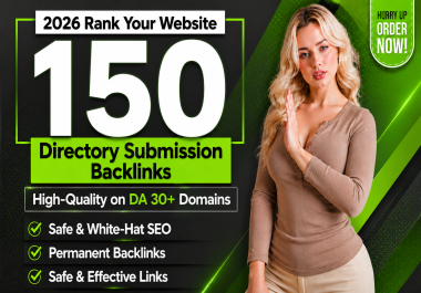 50 High-Quality Directory Submission Backlinks on DA 30+ Domains