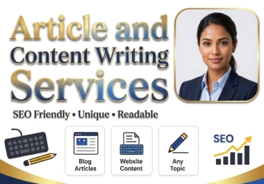 Get SEO friendly articles and web content