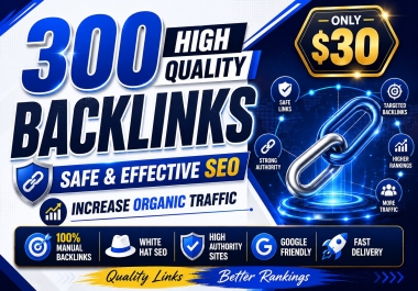 I Will Build Safe and Effective SEO Backlinks to Increase Organic Traffic