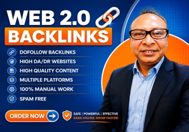 I will build 300 powerful Web 2.0 backlinks to boost website rankings.