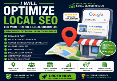 I Will Optimize Local SEO for More Traffic and Local Customers