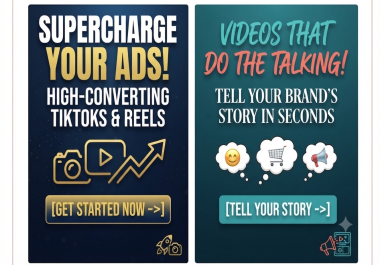 I will create high converting short video ads for social media