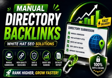 I Will Build 120 High Quality Manual Directory Submission Backlinks 2026 updated