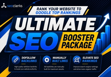 Premium SEO Booster Package - High-Quality Backlinks for Growth