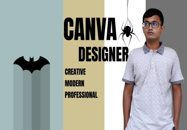 I will create professional Canva designs for social media,  flyers and business