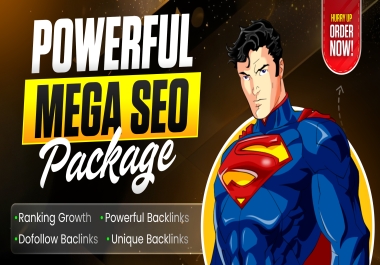 Premium All-in-One Mega SEO Package - Powerful Backlinks & Guaranteed Ranking Growth