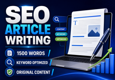 I will write a 1500-word SEO optimized blog article