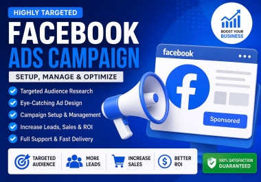 I Will Create Targeted Social Media Advertising Campaigns