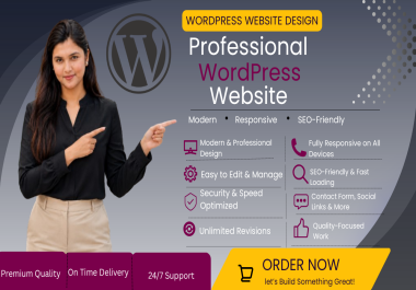 I Will Build Your Brand&rsquo s First Impression With WordPress