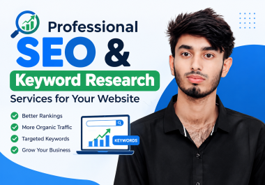 I will do professional SEO and keyword research for your website