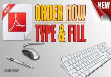 make your PDF files or any document to professional fillable pdf file just