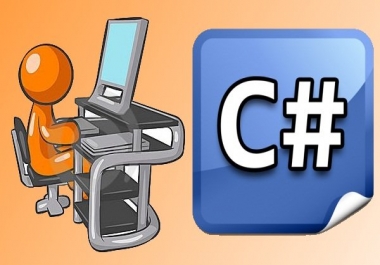 write C Sharp program Contact me BEFORE order.