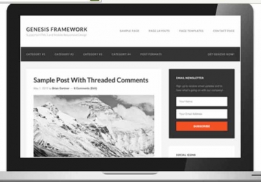 send you a copy of genesis framework