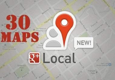 create 45 maps citation for Google local page
