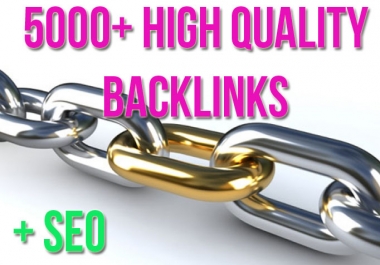 5000 High Quality Backlinks Gov,  Edu + Ultimate SEO To You Website
