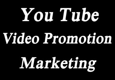 Fast YouTube video Promotion and Marketing real and fast