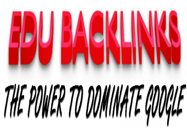 I will create 25 pr8 to pr4 dofollow edu gov + 20 pr9 to pr4 profile backlinks and ping