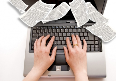 I will research online and write high quality article