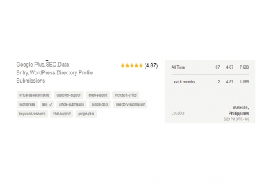 Manual Directory Submission 30-50 directory websites