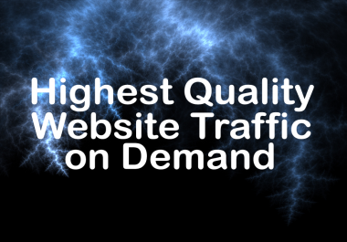 Supply 10,000+ Real Human safe traffic to your website