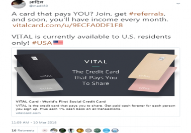 promote your website/product/link to a large audience