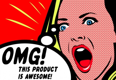 create a STRIKING advertisement