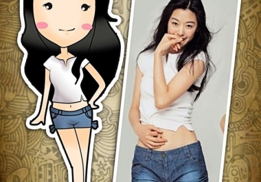 do cute caricature of you