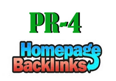 give you 8 homepage niche pr-4 permanent quality link high