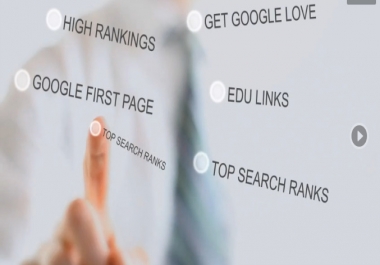 I can create 160 EDU backlinks and also 60 PR9 Inbound links from established websites