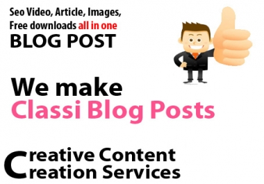 500 word unique seo article with animated video and images